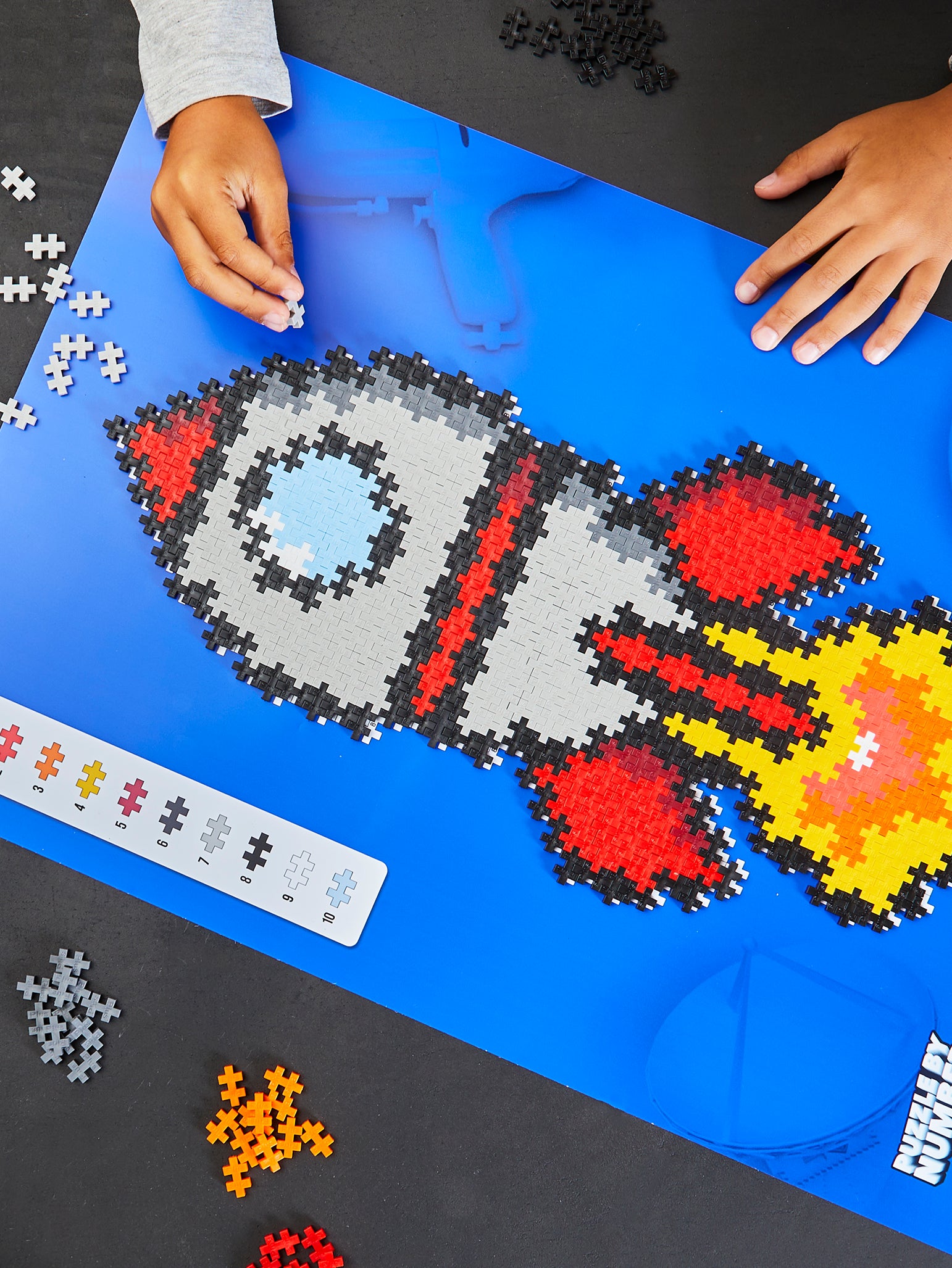 Puzzle By Number - Rymdraket